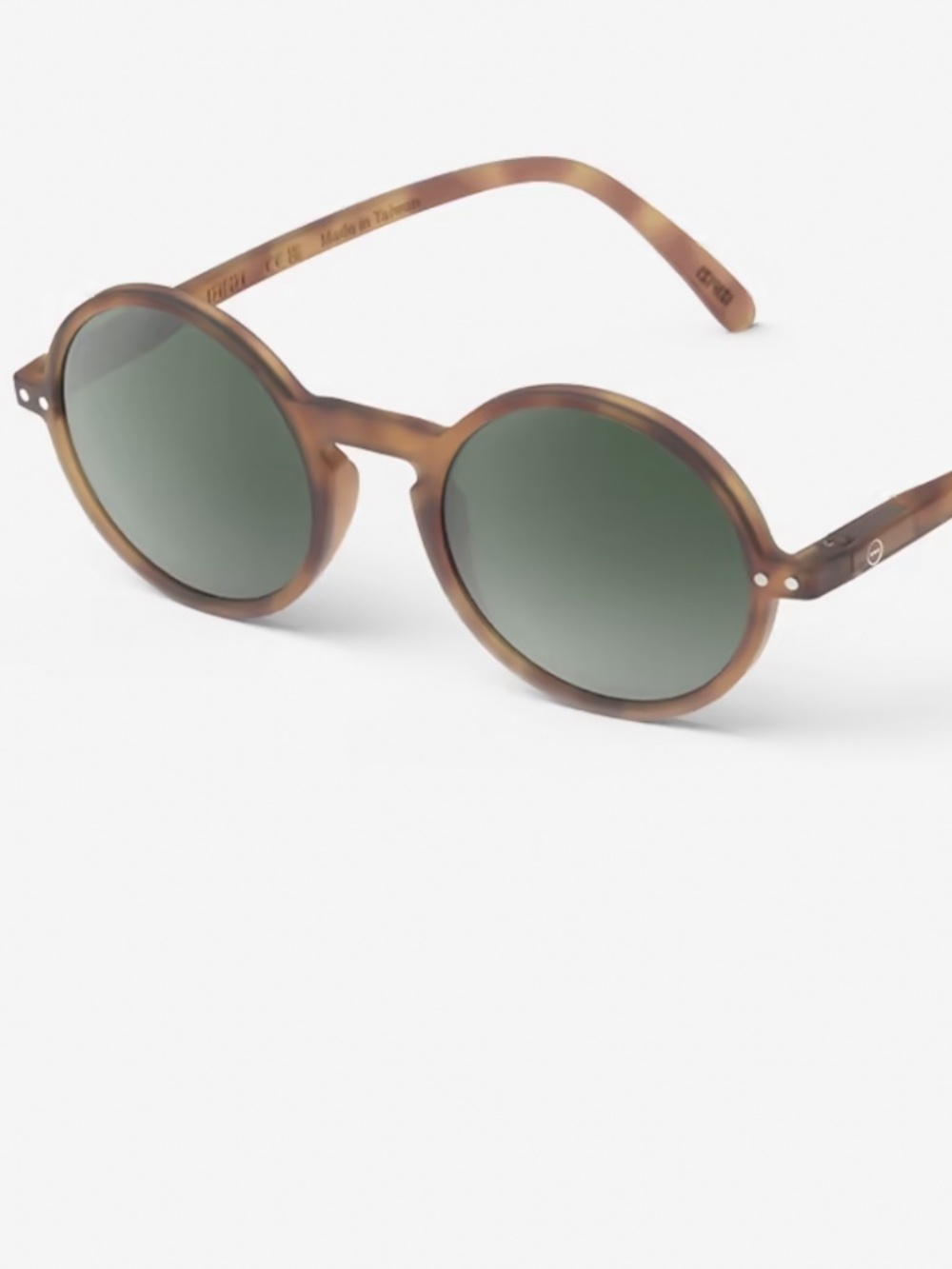 NEW w/case Izipizi #G Havane Tortoiseshell Tortoise Brown Sunglasses Men Women - Picture 3 of 6